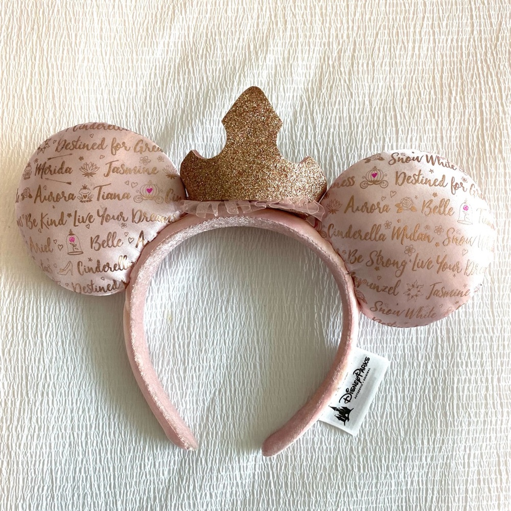 Disney Rose Gold Princess Ears